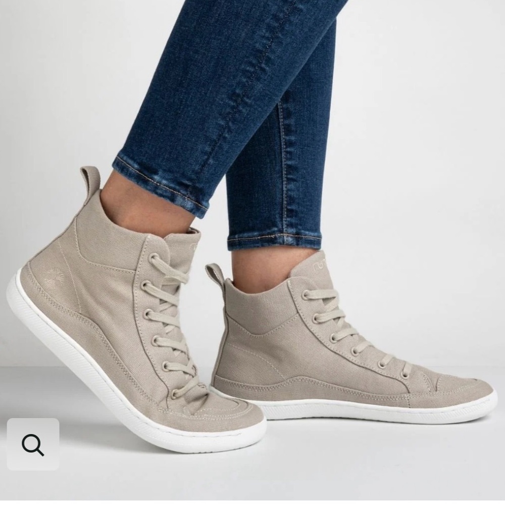 Stylish Gray High-Top Sneakers